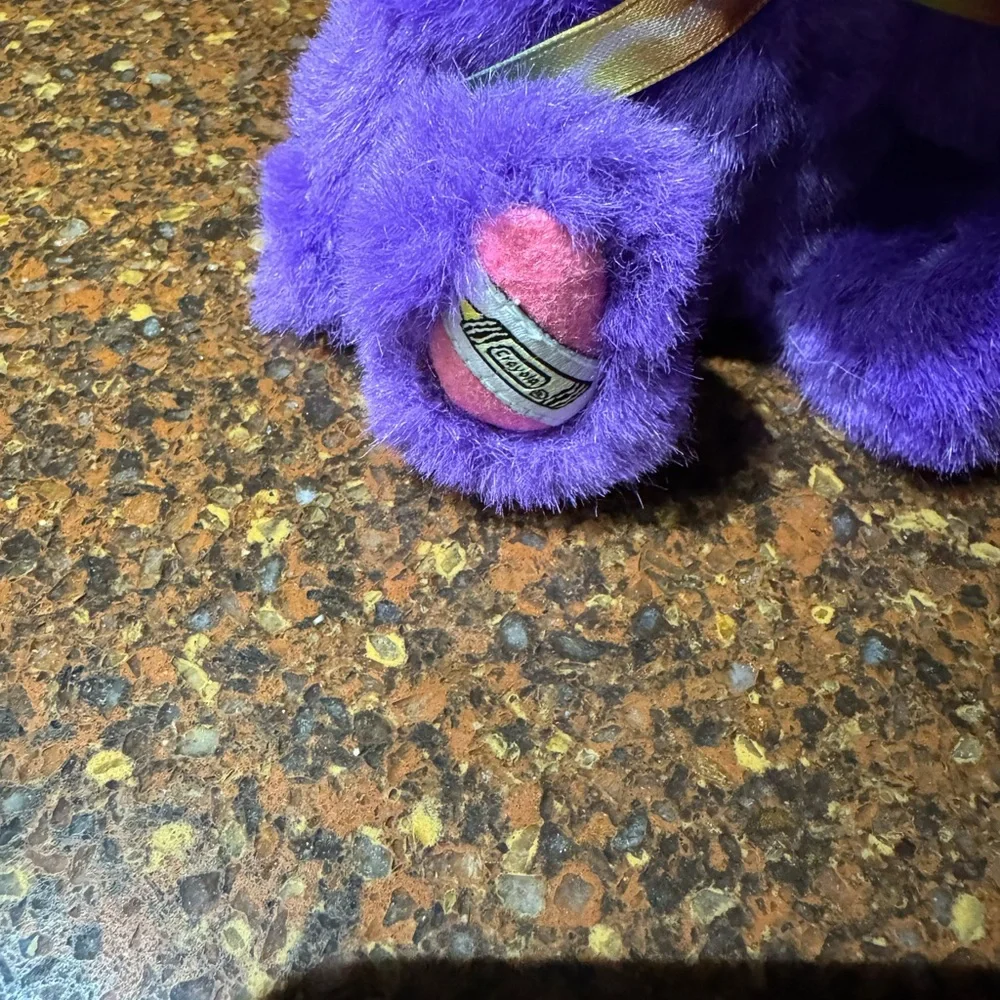 Crayola Vibrant Purple Stuffed Boyds Bear - Picture 2 of 4